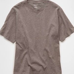 American Eagle Outfitters Short Sleeve Crew Neck T-Shirt - Brown